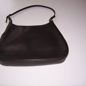 Coach Vintage  Black Leather Mini Shoulder Bag